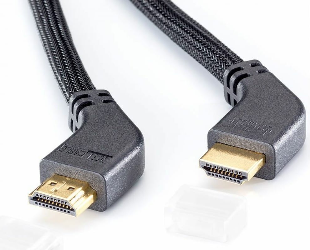 Видео кабель Deluxe II HDMI 2.0 Angled 0,8 м 10011008, Eagle Cable | купить  в розницу и оптом