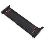 Кабель Thermaltake PCI-E 4.0 Riser Cable 90° 300mm AC-058-CO1OTN-C2 PCI Express Extender 90°/Black/PCI-E 4.0 16X/300mm