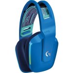 Наушники с микрофоном Logitech G733 Lightspeed синий накладные Radio оголовье ...