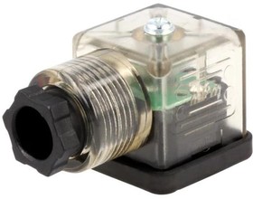 Фото 1/4 121064-0545, 121064 2P DIN 43650 A DIN 43650 Solenoid Connector with Indicator Light, 24 V Voltage