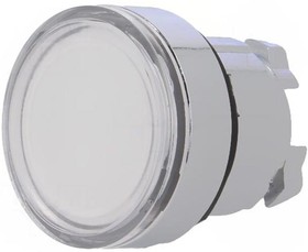 Фото 1/3 ZB4BW313, Illuminated Push Button Head White, Metal, ø22mm IP 69 (K)