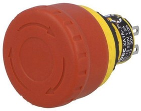 Фото 1/6 XA1E-BV3U02R, Переключатель выключатель безопасности 2 NC x2 16мм красный