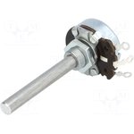 3104601738, Потенциометр: осевой, однооборотный, 10Ом, 4Вт, ±20%, 6мм, L: 50мм