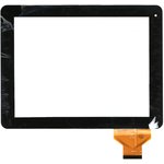 Сенсорное стекло (тачскрин) QSD E-C97001-01 черное