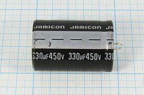 Фото 1/3 330х400 (30х40) 105С HS(THS337M400S1A5S40L) F=10mm Snap-in Jamicon конденсатор электролитический