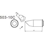 Жало для паяльника Quick Quick 503-10C