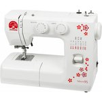 Швейная машина Janome Sakura 95 белый/цветы