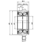 Z89176R, СТУПИЦА КОЛЕСА, СТУПИЦА ПЕРЕДНЯЯ, ЗАДНЯЯ AUDI A6