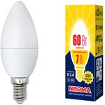 Светодиодная лампа LED-C37-7W/WW/E14/FR/NR. Форма свеча, матовая. UL-00003796