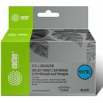 Картридж струйный Cactus 957XL CS-L0R40AE черный (73мл) для HP OfficeJet ...