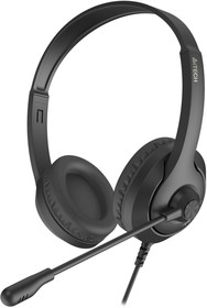 Фото 1/10 Гарнитура A4Tech Fstyler (FH100I (STONE BLACK)) черный 1.8м накладные