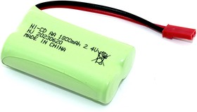 Аккумулятор Ni-Cd 2.4V 1800mah AA Flatpack разъем JST plug