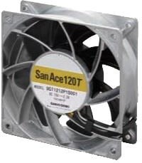 9S1212F402, DC Fans DC Axial Fan, 120x120x25mm, 12VDC, Silent Series