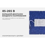 06-47 Светодиодная панель накладная квадр. 220В,20Вт,1600Лм, 170*170, ал.корпус ...