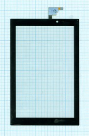 Фото 1/2 Сенсорное стекло (тачскрин) для HP Slate 7 3G черный