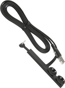 Фото 1/5 Дата-Кабель USAMS-U39 Gamer series USB - Lightning, с присоской, черный (SJ379USB01)