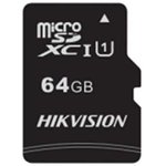 Флеш карта microSDXC 64GB Hikvision HS-TF-C1(STD)/ 64G/ZAZ01X00/OD w/o adapter