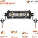 ALED060, Фара светодиодная Airline (балка) однорядная 3 LED направленный свет ...