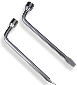 Фото 1/3 atab009, Ключ баллонный L-образный 19 450мм (ATAB009)