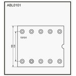 ABL0101, Накладка тормозной колодки BPW (420x180) стандарт 80 отв ...