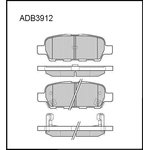 Колодки задние NISSAN Qashqai/XTrail 07 /RENAULT Koleos 08  ALLIED NIPPON ADB 3912