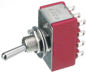 1A43-NF1STSE, Toggle Switch ON-OFF-ON 5 A 4CO