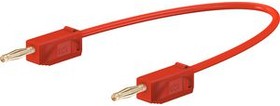 28.0039-00722, Test Lead 75mm Red 30V Gold-Plated