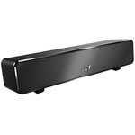 Мини саундбар Genius SoundBar 100. Ультракомпактный. Выходная мощность 6Вт. Тип подключения: USB. Частотная характеристика: 110-20000Гцz. Вс