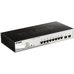 DL-DGS-1210-10P/FL2A, Управляемый коммутатор 2 уровня с поддержкой PoE