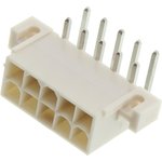 39-29-1107, Conn Wire to Board HDR 10 POS 4.2mm Solder RA Side Entry Thru-Hole ...