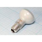 Лампа накаливания, напряжение 220 В, цоколь E27, мощность 60 Вт, 64x99 мм ...