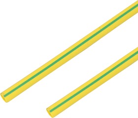 55-2507, Трубка термоусадочная d=25мм 1м желто-зеленая PROCONNECT