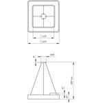 Светильник LED ЭРА Geometria SPO-161-W-40K-060 Quadro 60Вт 4000К 5500Лм IP40 ...