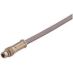 11_MMCX-50-1-1/111_OH, RF Connector, MMCX, Brass, Plug, Straight, 50Ohm ...