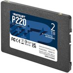 Накопитель SSD Patriot P220 2TB, SATA 2.5", P220S2TB25, 550/500, RET