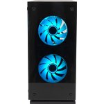 Корпус Hiper M65 черный без БП mATX 3x120mm 2xUSB2.0 1xUSB3.0