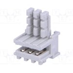 3-829868-3, Вилка, краевой, PIN: 3, IDC, на провод, 2,5мм, 0,22мм2, Конф: 1x3