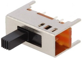 Фото 1/2 MFP 223 P, PCB Slide Switch DPST On-On-On 200 mA @ 30 V dc Slide