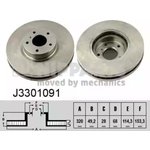 j3301091, Диск торм передн Nissan Murano