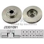 j3301091, Диск торм передн Nissan Murano