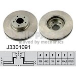 j3301091, Диск торм передн Nissan Murano