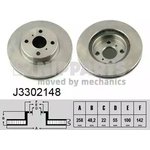 j3302148, Диск торм Toyota Corolla