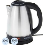 67470, Чайник Centek CT-1068 нерж. 2,0л, 2,0кВт диск