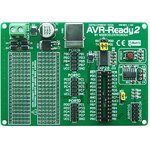 MIKROE-417, AVR-Ready2 Board, Макетная плата для 28-pin мк AVR