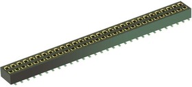 M50-3152542, Straight Surface Mount PCB Socket, 50-Contact, 2-Row, 1.27mm Pitch, Solder Termination