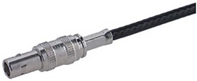 Фото 1/2 11_QLA-01-2-8/122_NE Series, Plug Cable Mount QLA Connector, 50Ω, Crimp Termination, Straight Body