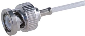 11_BNC-50-2-16/133_NH Series, Plug Cable Mount BNC Connector, Crimp Termination, Straight Body