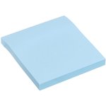 Блок с липким краем 76x76 мм 80 листов, пастель голубой 5491845