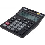 Калькулятор DELI E1519A, 12-разрядный, черный
