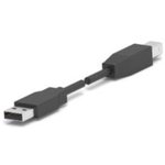 1487594-3, USB Cables / IEEE 1394 Cables USB A-B 28/28 BLACK .16 M